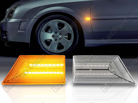 Dynamiczne boczne kierunkowskazy LED dla Opel Vectra C