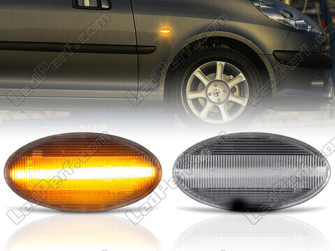 Dynamiczne boczne kierunkowskazy LED dla Peugeot 1007
