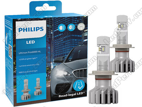 Opakowanie żarówek LED Philips dla Peugeot 308 II - Ultinon PRO6000 homologowane