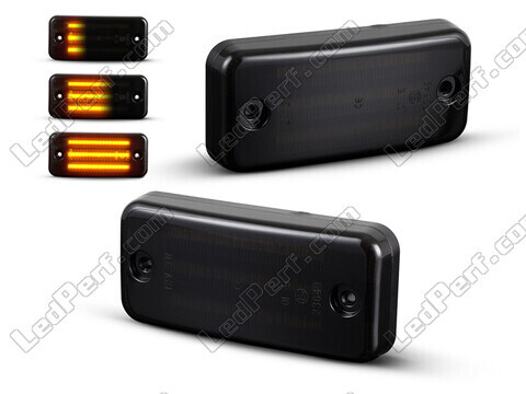 Dynamiczne boczne kierunkowskazy LED dla Peugeot Boxer II - Wersja czarna dymiona