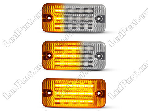 Oświetlenie sekwencyjnych przezroczystych bocznych kierunkowskazów LED dla Peugeot Boxer II