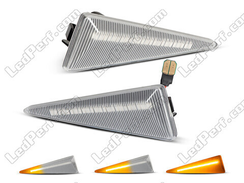 Sekwencyjne boczne kierunkowskazy LED dla Renault Avantime - Wersja przezroczysta