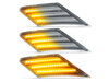 Oświetlenie sekwencyjnych przezroczystych bocznych kierunkowskazów LED dla Subaru BRZ