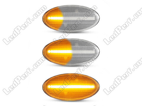 Oświetlenie sekwencyjnych przezroczystych bocznych kierunkowskazów LED dla Subaru Impreza GD/GG