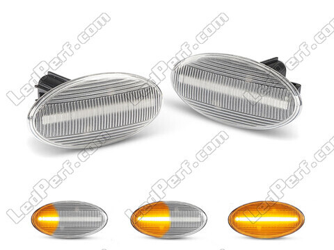 Sekwencyjne boczne kierunkowskazy LED dla Subaru Impreza GD/GG - Wersja przezroczysta