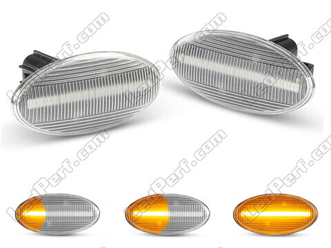 Sekwencyjne boczne kierunkowskazy LED dla Subaru Impreza GE/GH/GR - Wersja przezroczysta