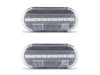 Widok z przodu sekwencyjnych bocznych kierunkowskazów LED dla Volkswagen Bora - Kolor przezroczysty