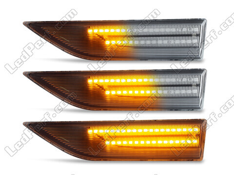 Oświetlenie sekwencyjnych przezroczystych bocznych kierunkowskazów LED dla Volkswagen Caddy IV