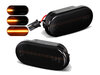 Dynamiczne boczne kierunkowskazy LED dla Volkswagen Polo 6N / 6N2 - Wersja czarna dymiona
