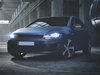 Volkswagen Touran V4 widok z przodu wyposażony w dynamiczne kierunkowskazy Osram LEDriving® do lusterek