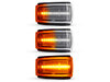 Oświetlenie sekwencyjnych przezroczystych bocznych kierunkowskazów LED dla Volvo C70