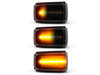 Oświetlenie dynamicznych czarnych bocznych kierunkowskazów LED dla Volvo S40