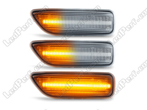 Oświetlenie sekwencyjnych przezroczystych bocznych kierunkowskazów LED dla Volvo S60 D5