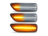 Oświetlenie sekwencyjnych przezroczystych bocznych kierunkowskazów LED dla Volvo S80