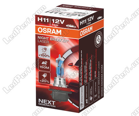 żarówka H11 Osram Night Breaker Laser +150% pojedynczo - 64211NL