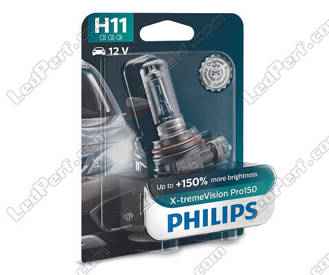 1x żarówka H11 Philips X-tremeVision PRO150 55W 12V - 12362XVPB1