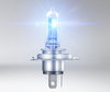 żarówka Halogen H4 Osram Cool Blue Intense NEXT GEN produkujący oświetlenie z efektem LED