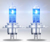 Światło biała żarówek efekt Xenon H4 Osram Cool Blue Boost 5000K - 62193CBB-HCB
