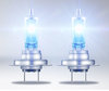 Żarówki halogenowe H7 Osram Cool Blue Intense NEXT GEN wytwarzające oświetlenie z efektem LED