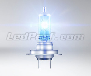 żarówka Halogen H7 Osram Cool Blue Intense NEXT GEN produkujący oświetlenie z efektem LED