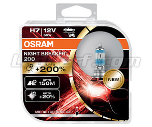 Żarówki H7 OSRAM Night Breaker® 200 - 64210NB200-HCB -Duo Box