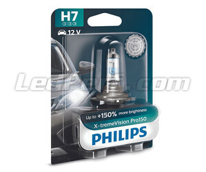 1x żarówka H7 Philips X-tremeVision PRO150 55W 12V - 12972XVPB1