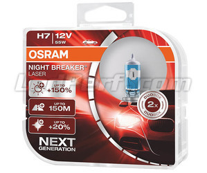 Pakiet 2 żarówek H7 Osram Night Breaker Laser +150% - 64210NL-HCB