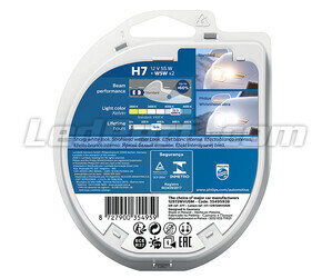 Pakiet 2 żarówek H7 Philips WhiteVision ULTRA + świateł postojowych - 12972WVUSM