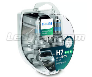 Pakiet 2 żarówek H7 Philips X-tremeVision PRO150 55W - 12972XVPS2