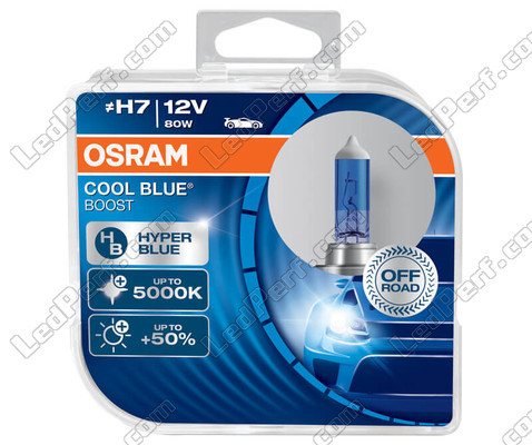 Żarówki H7 Osram Cool Blue Boost 5000K efekt xenon oznaczenie: 62210CBB-HCB w opakowaniu po 2 sztuki