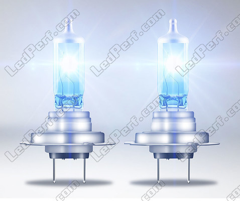 Żarówki halogenowe H7 Osram Cool Blue Intense NEXT GEN wytwarzające oświetlenie z efektem LED