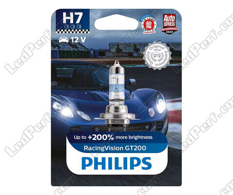 1x żarówka H7 Philips RacingVision GT200 55W +200% - 12972RGTB1