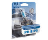 1x Żarówka H8 Philips WhiteVision ULTRA +60% 35W - 12360WVUB1