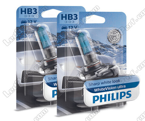 Pakiet 2 żarówek HB3 Philips WhiteVision ULTRA + świateł postojowych - 9005WVUB1