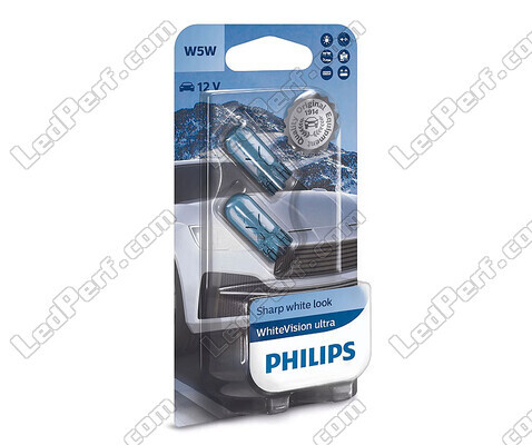 Pakiet 2 żarówek W5W Philips WhiteVision ULTRA - 12961WVUB2