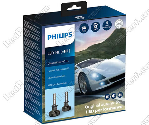 Zestaw żarówek H1 LED PHILIPS Ultinon Pro9100 +350% 5800K - LUM11258U91X2