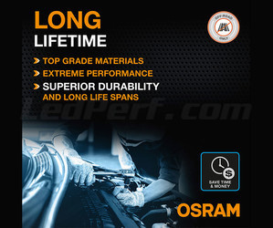 Żywotność żarówki LED H4 Osram LEDriving® XTR 6000K - 64193DWXTR