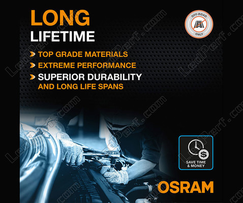 Żywotność żarówki LED H4 Osram LEDriving® XTR 6000K - 64193DWXTR