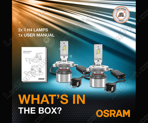 Zawartość Zestaw LED H4 Osram LEDriving® XTR żarówki i instrukcja