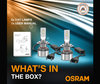 Zawartość Zestaw LED H7 Osram LEDriving® XTR żarówki i instrukcja