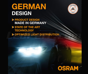 Niemiecki design H7 LED Osram LEDriving® XTR 6000K - 64210DWXTR
