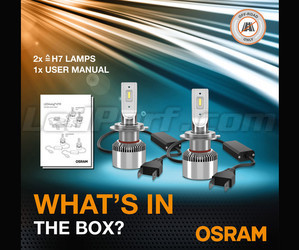 Zawartość Zestaw LED H7 Osram LEDriving® XTR żarówki i instrukcja