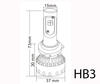 Mini żarówka LED HB3 Tuning