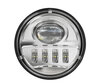 Chromowane optyki LED o średnicy 4,5 cala do reflektorów dodatkowych - Typ 1