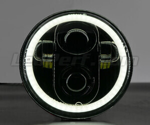 Optyka motocykl Full LED Czarna do reflektora okrągły o średnicy 5.75 cali - Typ 4