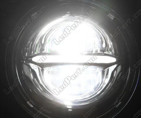 Optyka motocykl Full LED Czarna do reflektora okrągły o średnicy 5.75 cala - Typ 5