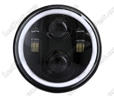 Optyka motocykl Full LED Czarna do reflektora okrągły o średnicy 5.75 cali - Typ 4