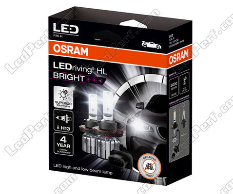 Opakowanie żarówek H13 LED Osram LEDriving HL Bright- 9008DWBRT-2HFB