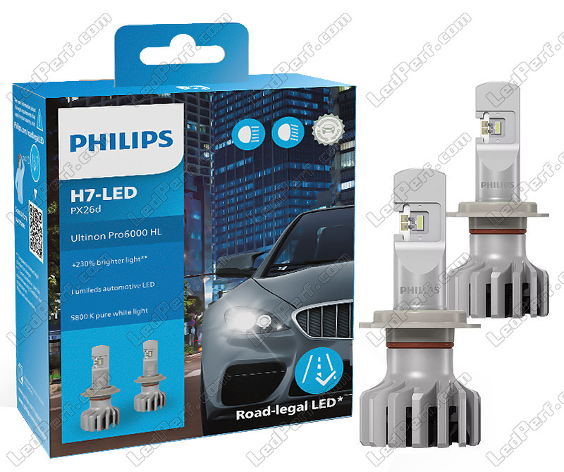 Żarówki H7 LED Philips Ultinon Pro6000 +230% Homologowane we Polska