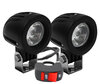 Dodatkowe reflektory LED do motocykl Kawasaki D-Tracker 125 - Daleki zasięg